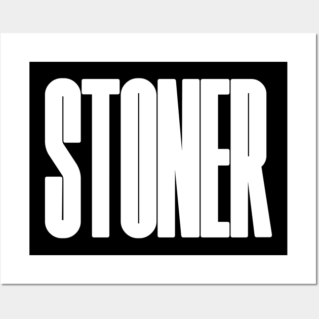 Stoner music logo Wall Art by lkn